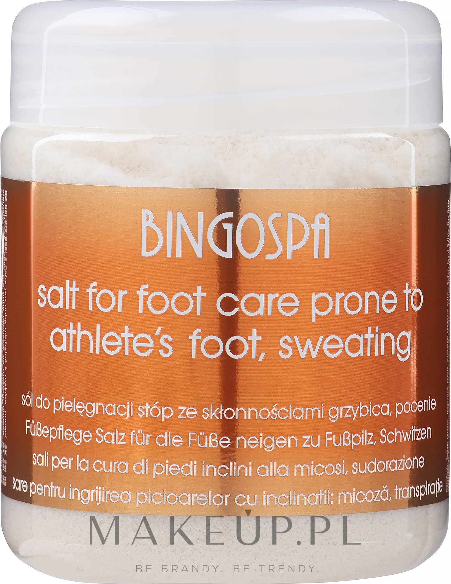 Sól do stóp ze skłonnościami do grzybicy i pocenia - BingoSpa Salt For Feet  — Zdjęcie 550 g