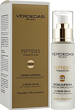 Przeciwzmarszczkowy krem nawilżający - Verdeoasi Peptides Supreme Cream Anti-Wrinkles Reshaping — Zdjęcie N2