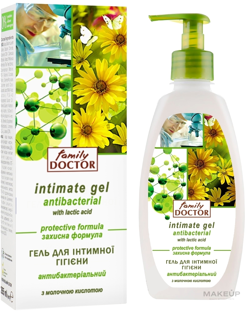 PRZECENA! Żel do higieny intymnej antybakteryjny - Family Doctor Zielona linia * — Zdjęcie 265 ml