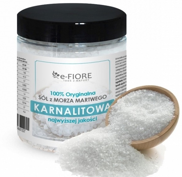 100% oryginalna sól karnalitowa z Morza Martwego - E-Fiore — Zdjęcie N1