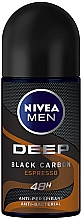 Antyperspirant w kulce dla mężczyzn - NIVEA MEN Deep Black Carbon Espresso Anti-Perspirant — Zdjęcie N1