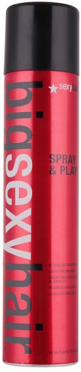 Spray dodający włosom objętości - SexyHair BigSexyHair Spray & Play Volumizing Hairspray — Zdjęcie N4