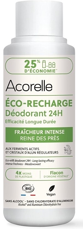 Dezodorant w kulce - Acorelle Deodorant Roll On 24H Fraicheur Intense Eco-refill (uzupełnienie) — Zdjęcie N1