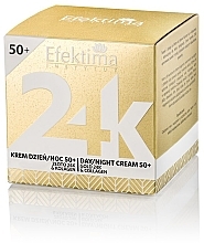 Kup Krem dzień/noc 50+ - Efektima Instytut 24K Gold & Collagen Day/Night Cream 50+