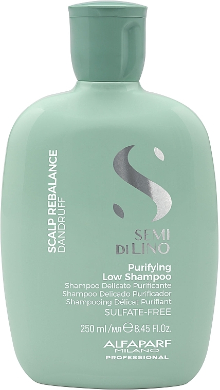 Przeciwłupieżowy szampon do włosów - Alfaparf Semi Di Lino Scalp Rebalance Purifying Low Shampoo — Zdjęcie N1