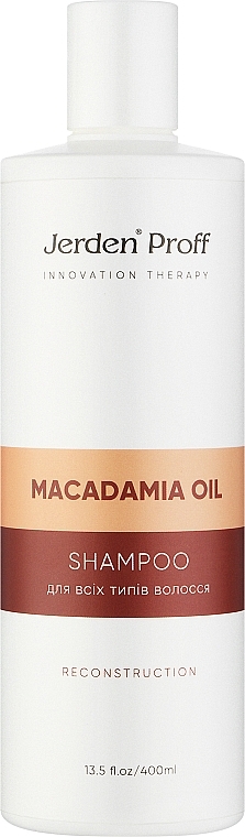 Rekonstruujący szampon do włosów z olejem makadamia - Jerden Proff Macadamia Oil Shampoo