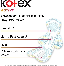 Podpaski dla aktywnych, 8 szt. - Kotex Active Normal — Zdjęcie N4