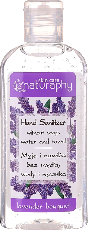 Płyn do dezynfekcji rąk Lawenda - Naturaphy (miniprodukt) — Zdjęcie N1