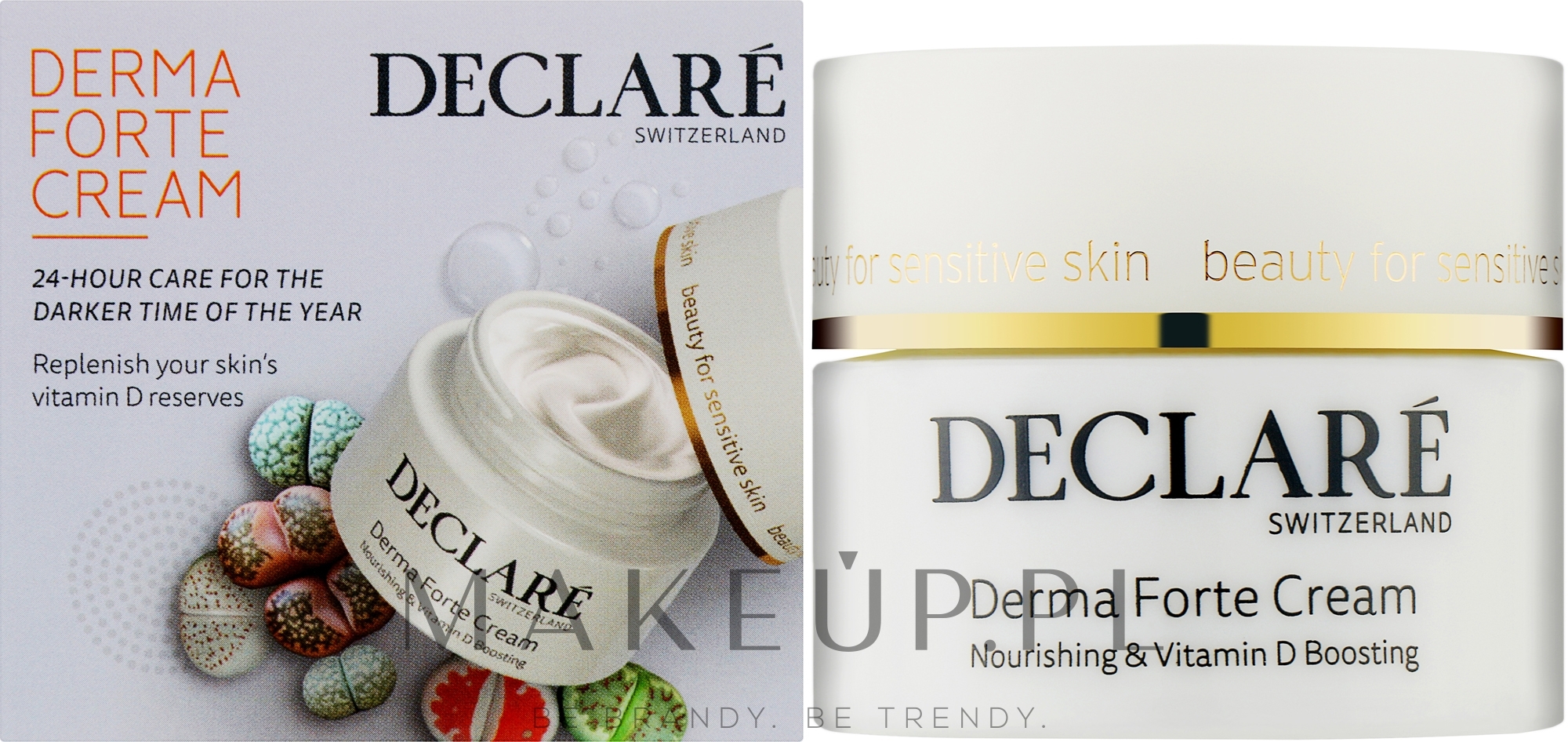 Krem odżywczy do twarzy z witaminą D - Declare Derma Forte Cream Nourishing & Vitamin D Boosting — Zdjęcie 50 g