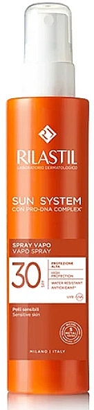 Spray do ciała z filtrem przeciwsłonecznym - Rilastil Sun System Vapo Spray SPF30 — Zdjęcie N1