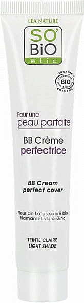 Krem BB - So'Bio Etic BB Cream Perfect Cover — Zdjęcie N2