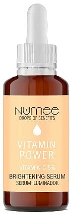 Rozjaśniające serum do twarzy z witaminą C - Numee Drops Of Benefits Vitamin Power Vitamin C Brightening Serum — Zdjęcie N1