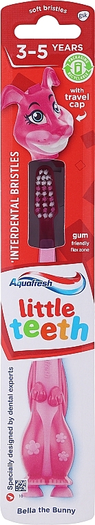 Szczoteczka do zębów dla dzieci, 3-5 lata, Bella the Bunny - Aquafresh Little Teeth Soft — Zdjęcie N2