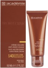 Kup Przeciwsłoneczny krem regenerujący (SPF 40) - Academie Bronzecran Face Age Recovery Sunscreen Cream