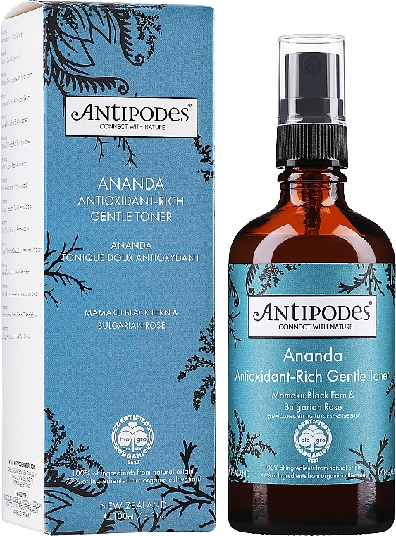Tonik do twarzy - Antipodes Ananda Antioxidant-Rich Gentle Toner — Zdjęcie N2