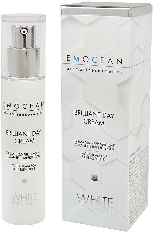 Krem do twarzy na dzień na przebarwienia i niedoskonałości - Emocean White Specialist Brilliant Day Cream — Zdjęcie N2