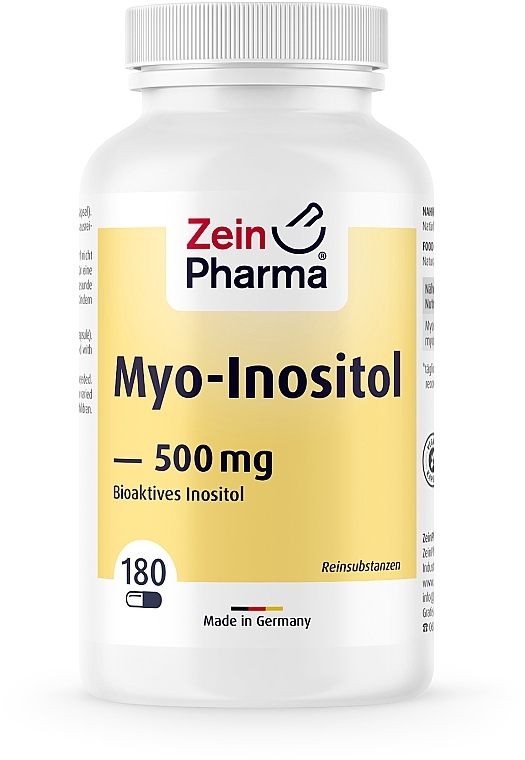 Suplement diety Myo-Inozytol, 500 mg - ZeinPharma Myo-Inositol — Zdjęcie N1