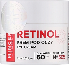 Kup Krem pod oczy z retinolem 60+ - Mincer Pharma Retinol № 505 Eye Cream