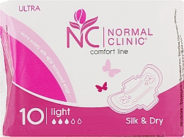 Podpaski Ultra silk dry 10 szt. - Normal Clinic — Zdjęcie N1