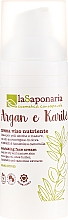 Kup Odżywczy krem do twarzy Argan i karite - La Saponaria Nourishing Argan & Shea Butter Face Cream