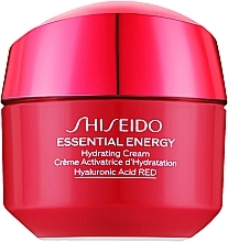 Nawilżający krem ​​do twarzy z ekstraktem z korzenia żeń-szenia - Shiseido Essential Energy Hydrating Cream — Zdjęcie N1