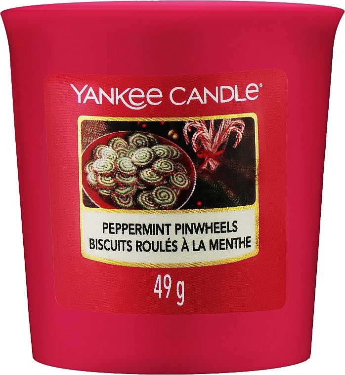 Świeca zapachowa wotywna - Yankee Candle Peppermint Pinwheels Votive — Zdjęcie N1