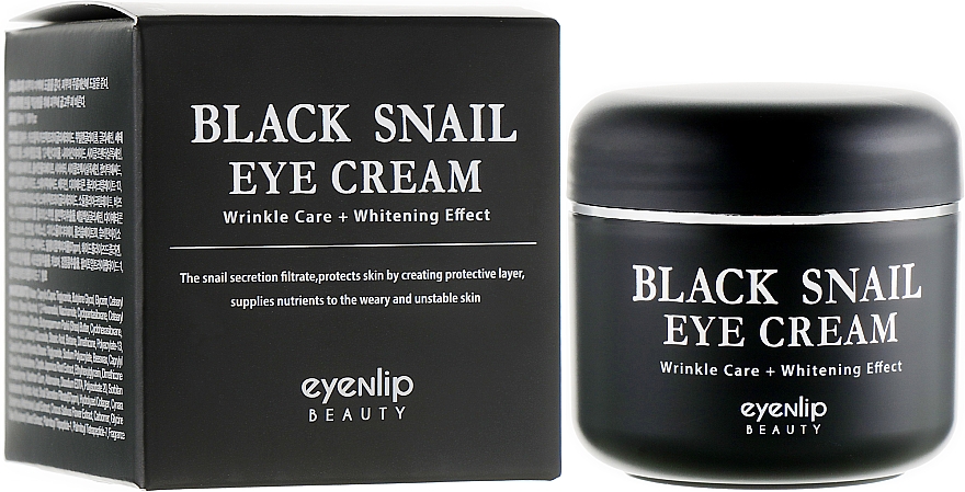 Wielofunkcyjny krem pod oczy - Eyenlip Black Snail Eye Cream — Zdjęcie N1