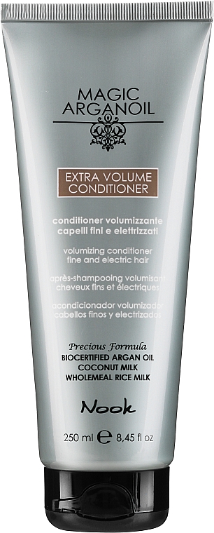 Odżywka zwiększająca objętość do włosów cienkich i osłabionych - Nook Magic Arganoil Extra Volume Conditioner