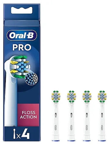 Wymienne główki do elektrycznej szczoteczki do zębów, 4 szt. - Oral-B Pro Floss Action Power Toothbrush Refill Heads — Zdjęcie N1