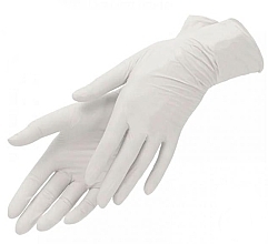 Rękawiczki nitrylowe, bezpudrowe, wzmocnione, białe, rozmiar XS - Matopat Ambulex Nitryl — Zdjęcie N1