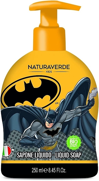 Mydło w płynie dla dzieci Bemen - Naturaverde Kids Batman Liquid Soap — Zdjęcie N1