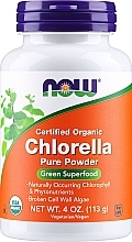 Chlorella w proszku - Now Foods Certified Organic Chlorella Powder — Zdjęcie N1