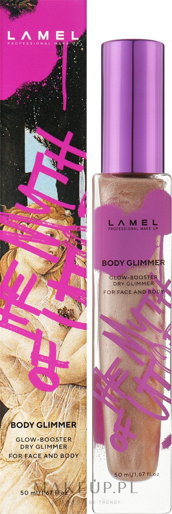 Rozświetlacz do ciała - LAMEL Make Up The Myth of Utopia Body Glimmer — Zdjęcie 50 ml