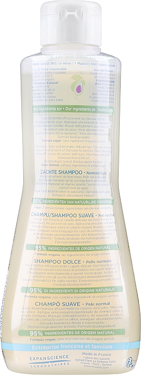 Delikatny szampon z rumiankiem dla niemowląt i dzieci - Mustela Bebe Baby Shampoo — Zdjęcie N4