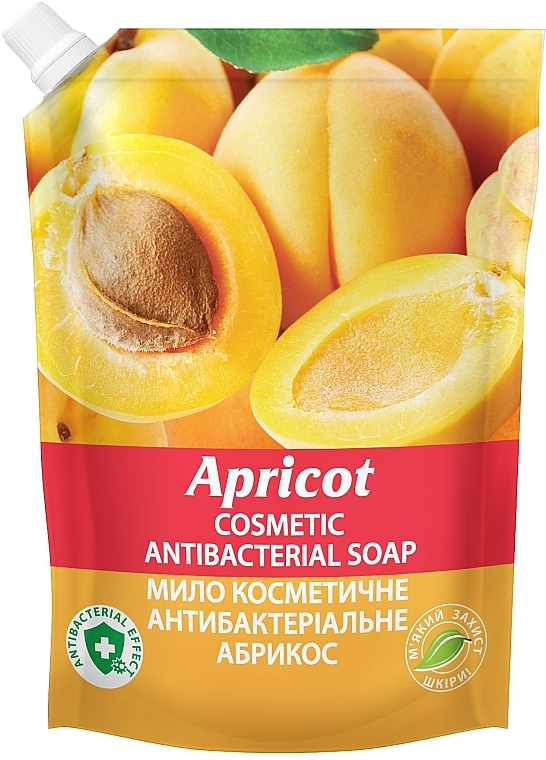 Mydło antybakteryjne Morela - Bioton Cosmetics Apricot Liquid Soap (uzupełnienie) — Zdjęcie N1