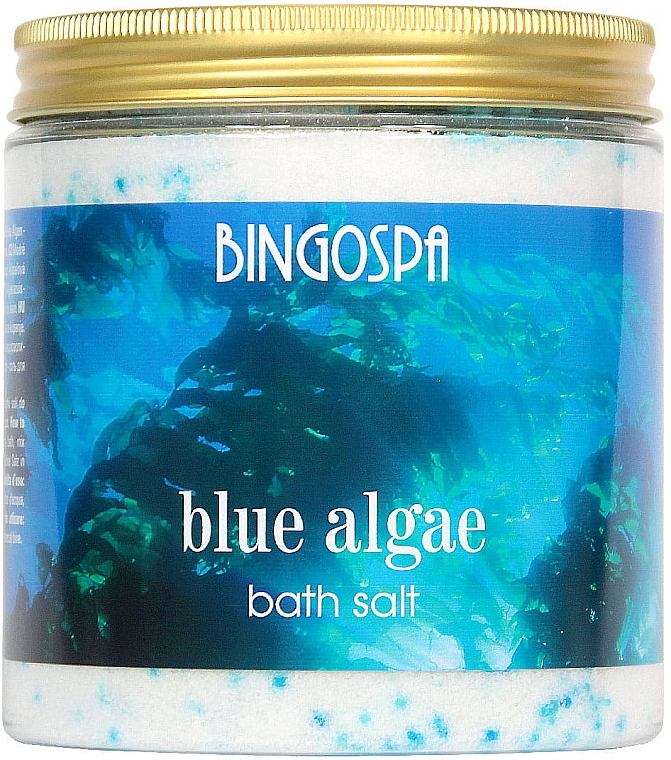 Sól do kąpieli z niebieskimi wodorostami - BingoSpa Blue Algae Bath Salt — Zdjęcie N1