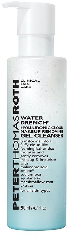 Oczyszczający żel do demakijażu - Peter Thomas Roth Water Drench Hyaluronic Cloud Makeup Removing Gel Cleanser — Zdjęcie N1