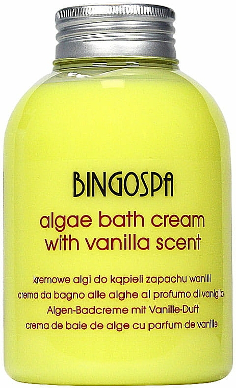 Kremowe Algi do kąpieli o zapachu wanilii - BingoSpa Creamy Algae Bath — Zdjęcie N1