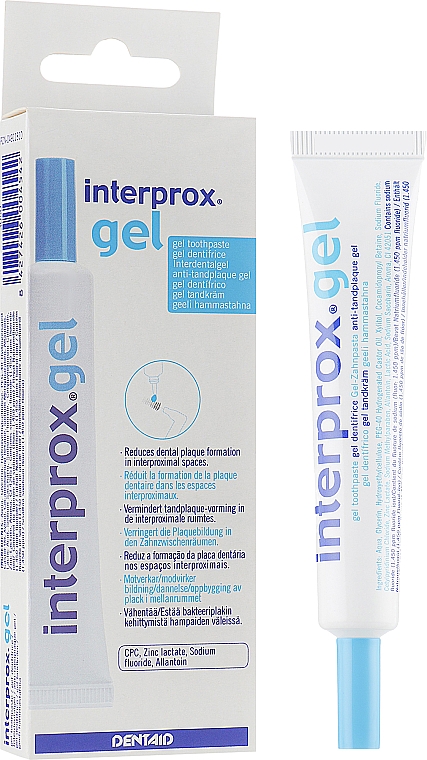 Żel do zębów do czyszczenia przestrzeni międzyzębowych	 - Dentaid Interprox Gel — Zdjęcie N1