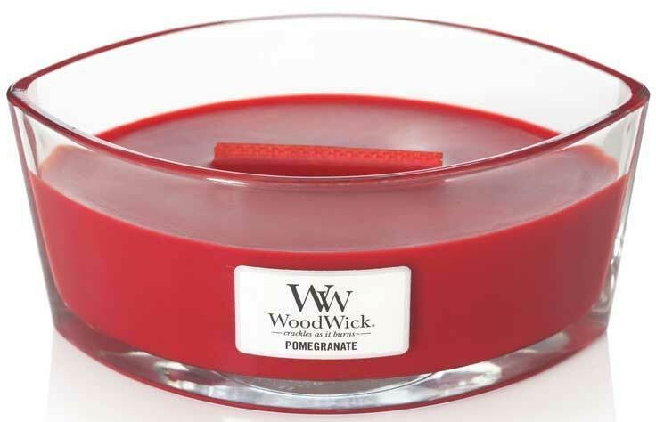 Świeca zapachowa w szkle - Woodwick Candle Ellipse Jar Pomegranate — Zdjęcie N2
