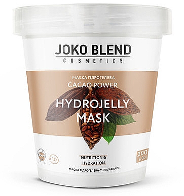 Rozświetlająco-nawilżająca hydrożelowa maska do twarzy - Joko Blend Cacao Power Hydrojelly Mask — Zdjęcie N3