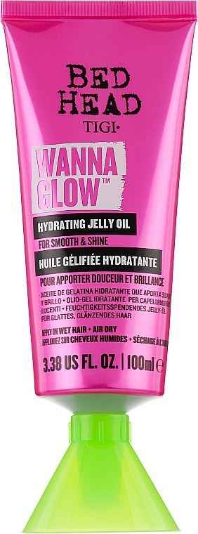 Żelowy olejek nadający blask i nawilżenie włosom - Tigi Bed Head Wanna Glow Hydrating Jelly Oil