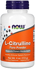 Kup Suplement diety L-cytrulina w proszku - Now Foods L-Citrulline Pure Powder