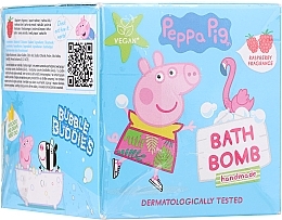 PRZECENA! Musująca kula do kąpieli dla dzieci - Peppa Pig Bath Bomb With Natural Grape Seed And Avocado Oil * — Zdjęcie N3