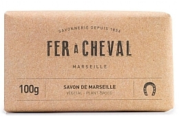Naturalne mydło roślinne z Marsylii - Fer A Cheval Pure Olive Marseille Soap Bar — Zdjęcie N1