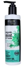 Kup Pieniący się olejek pod prysznic Miętowe zioła - Organic Shop Body Foam Oil Organic Mint And 7 Herbs