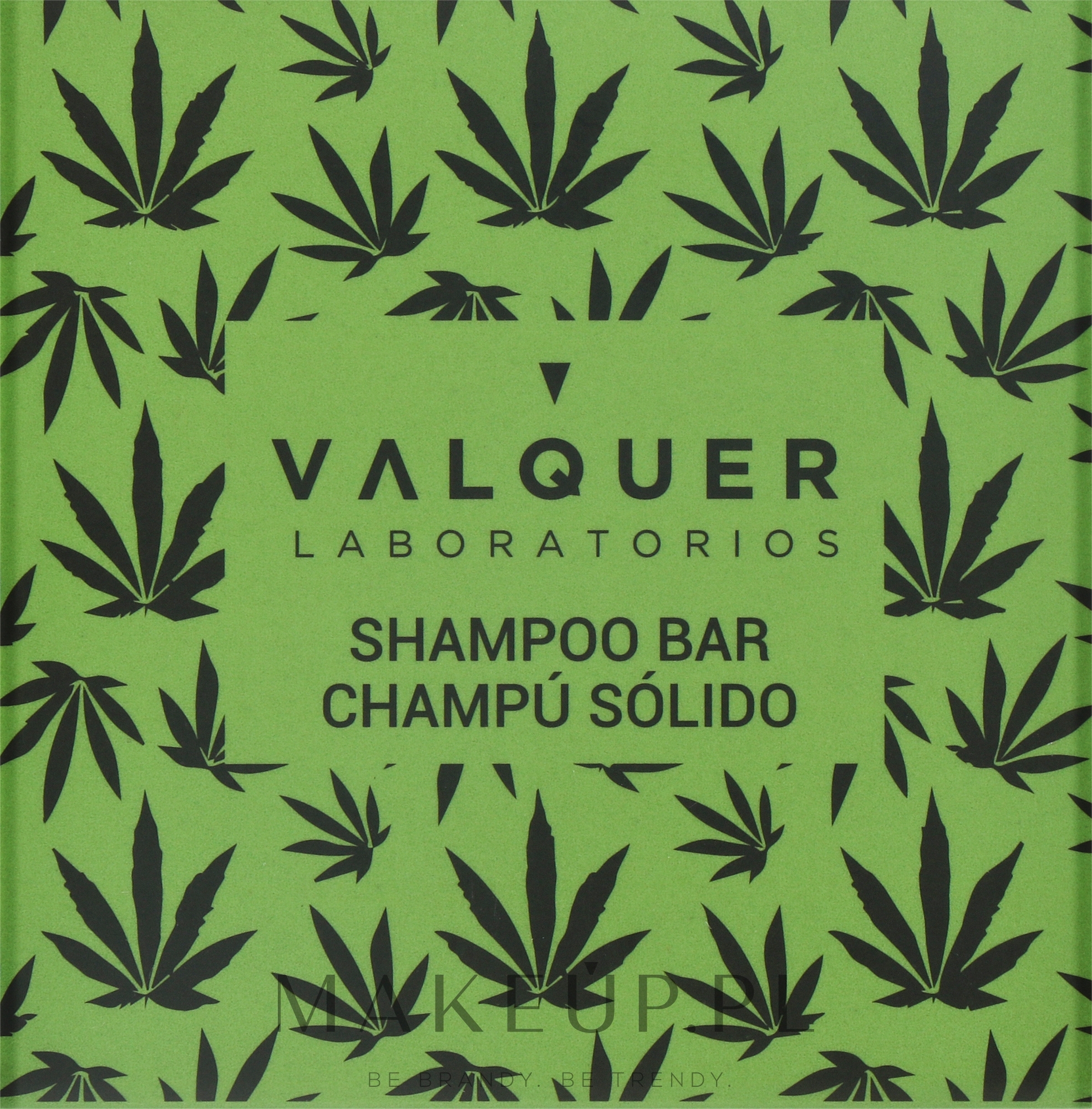 Szampon w kostce z olejem konopnym - Valquer Shampoo Bar With Cannabis Extract & Hemp Oil — Zdjęcie 50 g