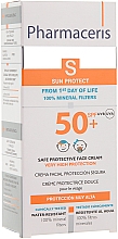 Krem ochronny do twarzy dla dzieci SPF 50+ - Pharmaceris S Safe Sun Protection Cream For Children — Zdjęcie N3