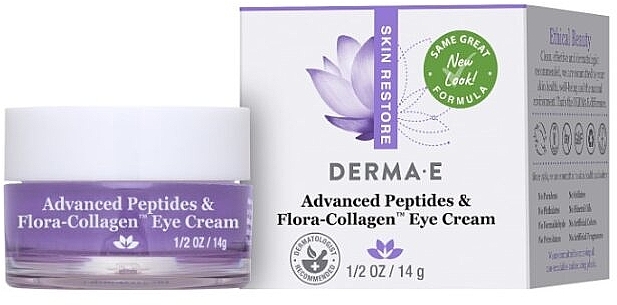 Krem do skóry wokół oczu z peptydami i kolagenem - Derma E Skin Restore Advanced Peptide & Collagen — Zdjęcie N2