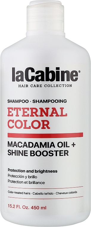 Szampon do utrwalania koloru włosów - La Cabine Eternal Color Shampoo Macadamia Oil + Shine Booster  — Zdjęcie N1